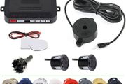 Car Parking Sensor Kit 2 Sensors 22mm LED Screen Reverse Radar Sound Alert Indicator System 8 Colors