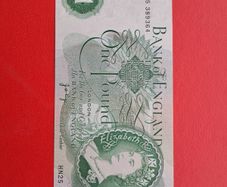 1970s Bank of England One Pound Note