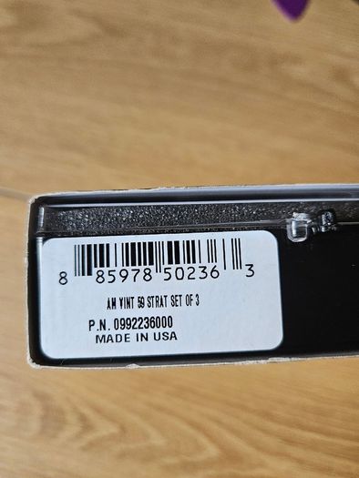 Fender Pure Vintage 59 pickups