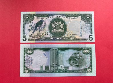 Trinidad &Tobago  5 Dollars  2006    ( UNCIRCULATED ) Pick 47a.
