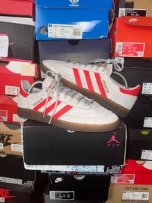 Adidas Handball Spezial Grey Hi-Res Red EF5747