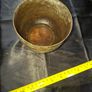 Antique Brass Planter Pot with Detailed Floral Engravings, Postage Available Image 2