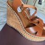 Sandals Carvela Tan worn once immaculate condition. Image 2