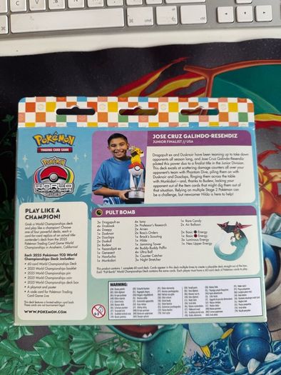 Pokemon 2025 World Championship Deck Jose Cruz Galindo-Resendiz - Pult Bomb