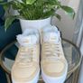 Ladies Beige & White Puma Trainers Image 5