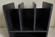 EasyPAG Dark Grey Wood Desktop Office Desk File Holder Organiser Storage