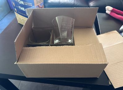 6 Tullamore dew 2018 unused glasses
