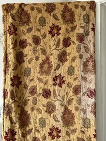 Large Heavy Vintage Style Floral Jaquard Drapes