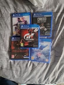 playstation VR plus camera and 5 games