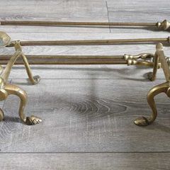 Victorian Fire Dogs & Irons