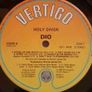 DIO Holy Diver original 1983 release with original inner lyric sheet vinyl record in near mint condition Image 6