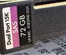 HP 72GB SAS 2.5" Hot Swap hdd's