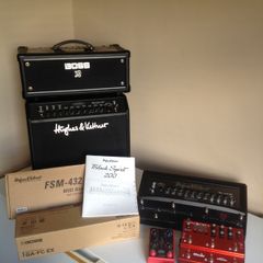 Selection of amps and moddellers for sale.
