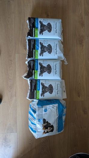 Bulk Puppy Training Pads. Approx. 180 Pads
