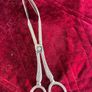 silver plated cake tongs Image 2