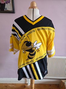 1990's Georgia Tech Yellow Jackets Hockey Jersey - Small size