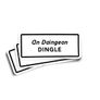Personalised Irish Town or Village Sign Names Glossy Stickers 1 x Sticker Image 2