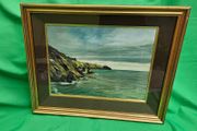 Beautiful Irish Maritime Landscape by Carmel Lynch  Framed Painting on Board