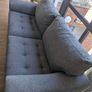 3 seater sofa - grey Image 4