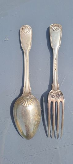 Sterling Silver fork and spoon
