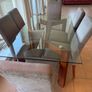 dining table glass Image 6