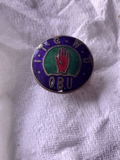 old Irish badge