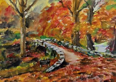 Foley's bridge watercolour