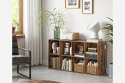 Bookcase with 8 compartments