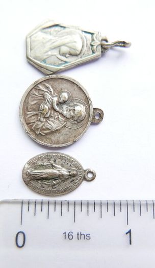 Collection of 7 vintage religious medals