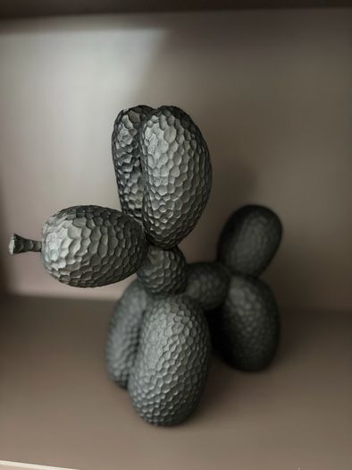 Modern Balloon Dog Ceramic Sculpture