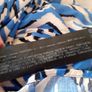 Zara blue print midi dress with puff sleeves size XS Image 8