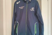 Retro BLK Connacht Rugby men's softshell jacket