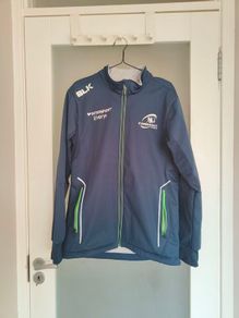 Retro BLK Connacht Rugby men's softshell jacket