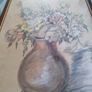 Original  Pencils Drawing Of Still Life And  Pencils Colored Signed By The Artiste. 40 X 29.5 Cm. Image 2