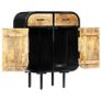 Sideboard 60x30x75 cm Solid Mango Wood and Iron Image 4