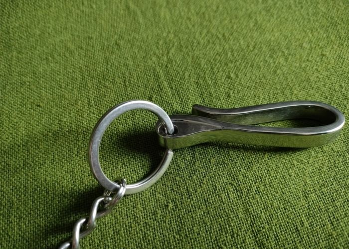 NEW Stainless Steel Keychain Japanese Hook Welded Chain