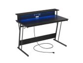 Gaming Desk with LED Lighting  60 x 120 x 76 cm