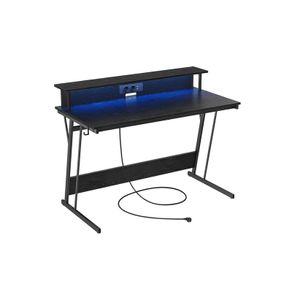 Gaming Desk with LED Lighting  60 x 120 x 76 cm