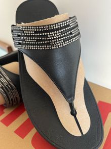 Fitflops Lulu Glitter Toe-Post Sandals