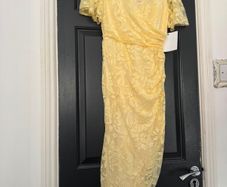 Lemon Angel Wing Dress