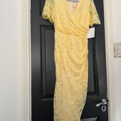 Lemon Angel Wing Dress
