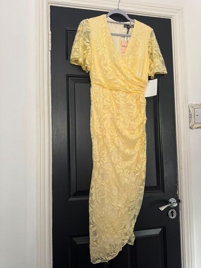 Lemon Angel Wing Dress