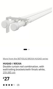 white curtain rods