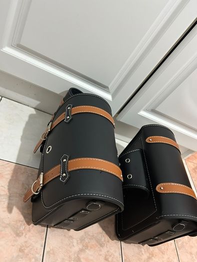 Motorcycle Throw-Over Saddlebags