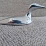 Hoselton Aluminium Sculpture Figurine vintage circa 1970 signed #1555 made in Canada Loon Duck Goose Fowl in very good condition see all photos FREE STANDARD POSTAGE INCLUDED Image 5