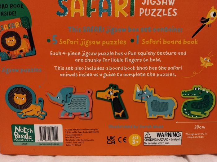 Touch And Feel Safari Jigsaw Puzzles