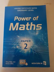 Power of Maths Paper 2 Ordinary Level Leaving Certificate School Book