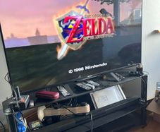Nintendo 64 N64 2 ORIGINAL Controllers 10 Games Zelda, Banjo, Jet Force Gemini