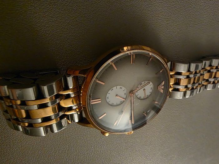 Emporio Armani AR1721 Rose Gold Stainless Steel Mens Watch