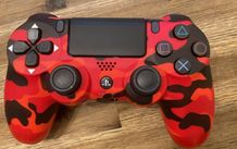 PS4 Controller - Red Camo